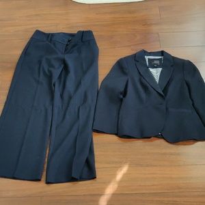 The Limited Navy Blue Suit